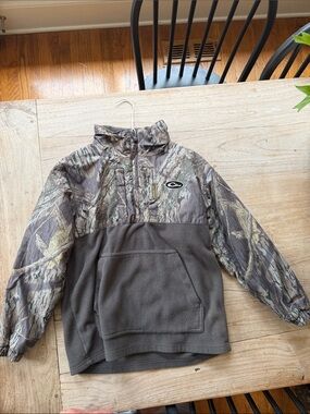 Drake Camo & Gray Kids Pullover Jacket